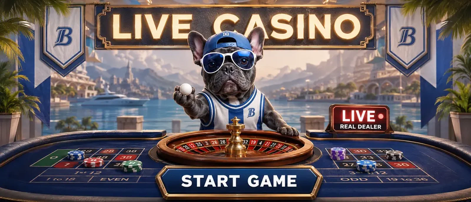 BaxterBet Live Casino Floor